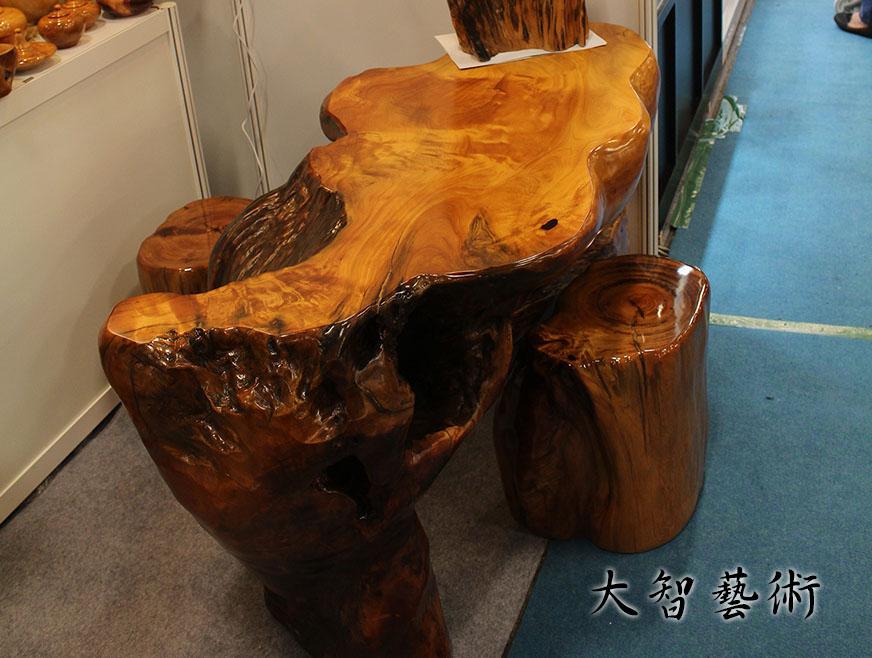 原木檜木桌